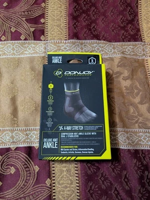 DonJoy Performance Ankle   4 Way Stretch  Sleeve  Stabilizer Size M - Image 1 of 2
