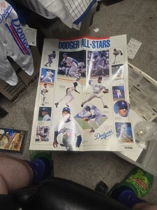 Los Angeles Dodgers ~ All Stars 1980’s 18X24” POSTER MLB Lasorda Hershiser Mota - Bild 1 von 2
