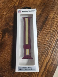 Washington Commanders Magnetic Mesh Watch Band for Apple Watch 42, 44, 45 mm New - Picture 1 of 5