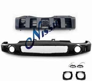 Jimny JB23 Front Bumper & Grill Set LED ABS Unpainted Fits 1998+ - Bild 1 von 11