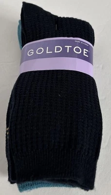 Calcetines cortos de nailon de algodón con punta dorada para mujer 3 pares nuevos Foto 1 de 2