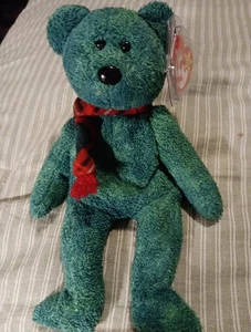 Ty Beanie Baby Bear Wallace con etiqueta - Imagen 1 de 3