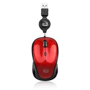 Adesso Ergonomic iMouse S8 - Retractable Optical USB Mouse - Picture 1 of 1