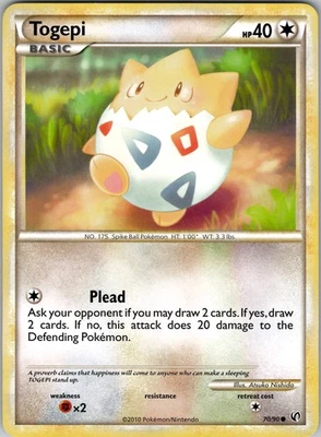 Togepi Common Undaunted 70/90 LP/NM - Image 1 of 2