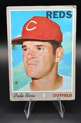 Tarjeta de béisbol 1968 Topps Pete Rose #230 Cincinnati Reds vintage MLB en muy buena condición-ex All-Ti Foto 1 de 4