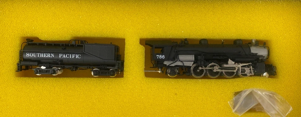N Scale Key Imports Brass Southern Pacific 2-8-2 Steam Engine SP 786 Painted - Image 1 of 4