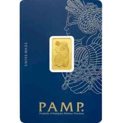 Pamp Goldbarren Fortuna 5 Gramm 9999 Gold im original Blister - Bild 1 von 4