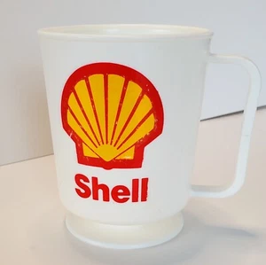 Taza de café de plástico promocional Shell Gas Station, Lynch Oil Co, Mississippi - Imagen 1 de 12