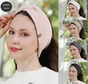 ComfyLuxe Solid Color Twist Knot Headbands - Picture 1 of 11
