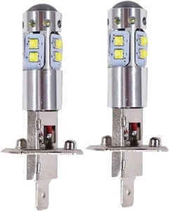 LABLT Extremely Bright H1 LED Fog Light Bulbs 100W 1600lm High Power 6000K Xenon - Picture 1 of 8