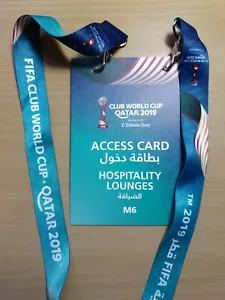 Hospitality Lounge Pass FIFA Club World Cup Semi Final 2019 Liverpool Monterrey - Picture 1 of 1