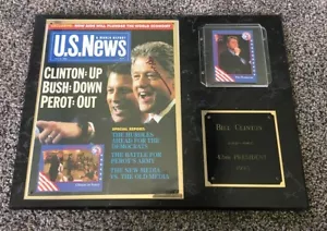 *BILL CLINTON*SIGNIERT*AUTOGRAMMIERT*PLAKETTE*PRÄSIDENT*POTUS*DEMOKRAT*12 ZOLL X 16 ZOLL KOA* - Bild 1 von 12