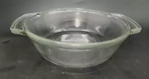 Cazuela para horno Anchor Hocking 1,5 Qt 8" redonda transparente 1037 con asas EE. UU. - Imagen 1 de 4