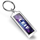 Leif Name Space Galaxy Keyring   #100652