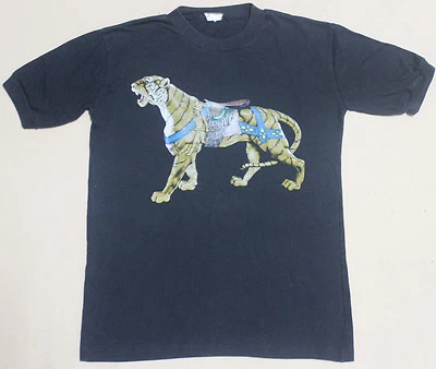 VINTAGE 80's 1986 THE DAMNED 50/50 ROCK PUNK TOUR CONCERT PROMO T-SHIRT CLASH - Image 1 of 3