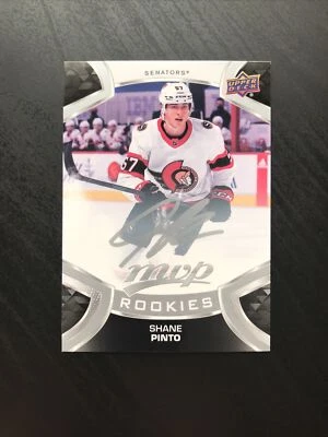 2021-22 Upper Deck MVP Silver Script Rookie SP #236 Shane Pinto Ottawa Senators - Image 1 of 2