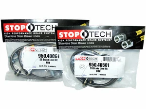 Stoptech Stainless Steel Braided Brake Lines (Front & Rear Set / 40001+40501) - Picture 1 of 1