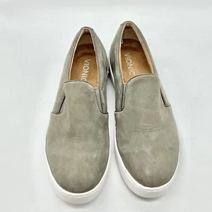 Vionic Shoes mocassino slip on taglia 7 sneakers casual grigio pelle scamosciata - Foto 1 di 10