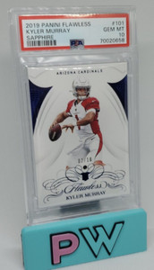 2019 Panini Flawless Kyler Murray RC Sapphire #/10 PSA 10 ROOKIE - Cardinals
