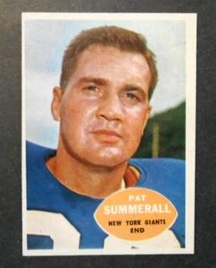 1960 Topps #77 PAT SUMMERALL New York Giants EXMT Arkansas - Picture 1 of 2