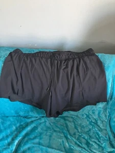 Avia Women’s Lined Black 3XL (size22) Drawstring Pocket Shorts - Picture 1 of 5
