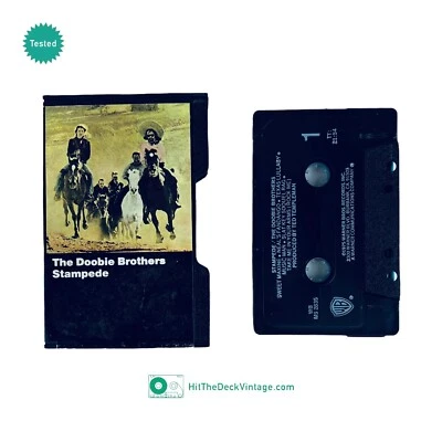 The Doobie Brothers – Stampede Cassette Tape (1975) Slipcase Slip Case TESTED - Image 1 of 4