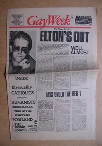 Gay Week. No. 7. Sept 23-29. 1976. - Picture 1 of 1