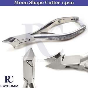 Moon Shape Toe Nail Cutter Podiatry Heavy Duty Thick Nails Clipper Nipper Tools - Picture 1 of 6
