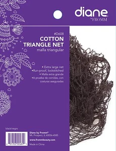 Diane #D608 TRIANGLE HAIR NET (BLACK) - 2 pack - Picture 1 of 6