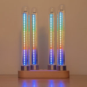 Vintage RGB Tube Sound Level Meter Music Spectrum Visualizer Clock Ref Nixie Era - Picture 1 of 11