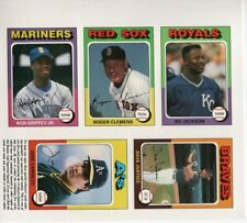 1991 SCD MLB Griffey Jr., Jackson, Clemens Uncut Card Sheet 122321DMTFR-1