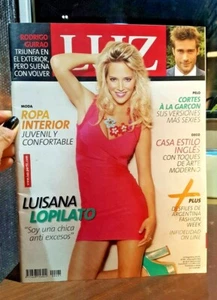 REVISTA LUISANA LOPILATO EN PORTADA LUZ ARGENTINA 2014 - Imagen 1 de 2