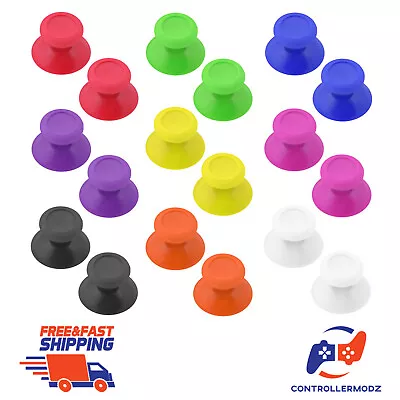 2 x XBOX One Style Analogue Thumb Sticks Buttons Grips for PS4 Controllers  - Image 1 of 2