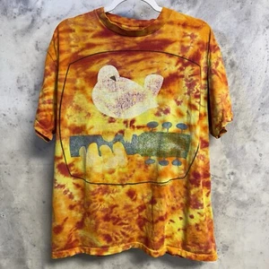 Vintage 1994 Woodstock T Shirt Mens XL Tie Dye Hippie 90s Single Stitch - Picture 1 of 13