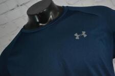 47805-a Under Armour Gym Shirt Tech Tee Size XL Mens Workout Blue Polyester