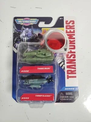 Mirco Machines Transformers Series 1 Decepticon BRAWL & BLACKOUT #005 - NEW - Image 1 of 3