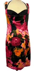VERSACE CLASSIC V2 PINK MIX SLEEVELESS MIDI DRESS - SIZE 14 (46) - Picture 1 of 15