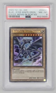 2020 Yu-Gi-Oh! DSOD Movie Pack Blue-Eyes White Dragon MVP1-ENSV4 PSA 8 - Bild 1 von 2
