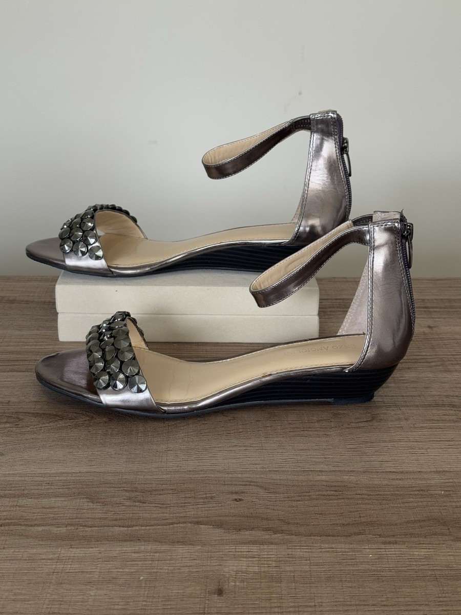 ENZO Angiolini サンダル Enzo Angiolini Suede Platform Peep Toe Pumps FABULOUS! | eBay