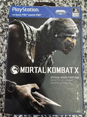 Mortal Kombat X Fight Pad PDP Controller PlayStation 3 PS3 PlayStation 4 PS4 - Image 1 of 4