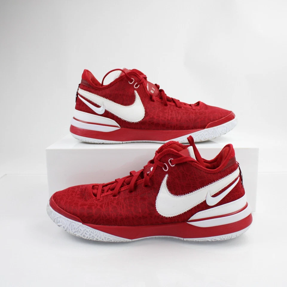 Tênis de basquete masculino Nike Lebron vermelho usado - Imagem 1 de 1