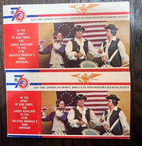 2 álbumes de postales Bicentenario de Estados Unidos 1776-1976 en estado bastante bueno damas auxiliares sin publicar - Imagen 1 de 6