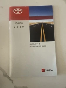 2019 Toyota Rav 4 Owner Manual Compatible with OEM Owners Manual, Factory - Picture 1 of 4