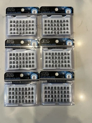 Ardell Lot Of 6 Individuals Duralash Knotted Flare Trios Medium Black - Image 1 of 3