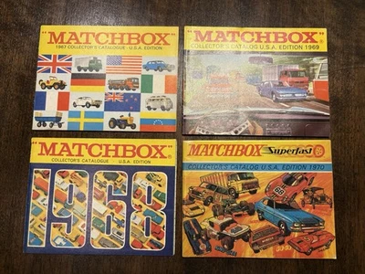 1967 68 69 70 Matchbox Coleccionistas Catálogo Lote De 4 Libros Como Nuevos Lesney Foto 1 de 4