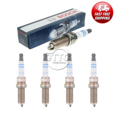 Genuine BOSCH Double Iridium Spark Plug 4PCS for 14-18 Forester/ 15-19 WRX H4 - Image 1 of 4