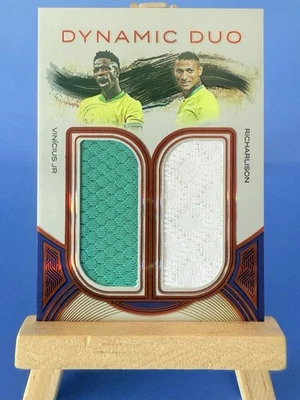 Vinicius Jr & Richarlison | 2024 Futera Incredible Dynamic Duo Patch /5 – Brazil - Image 1 of 2