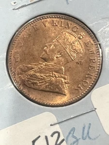 India - British, 1929 1/4 Anna, KM512, UNC - Picture 1 of 4