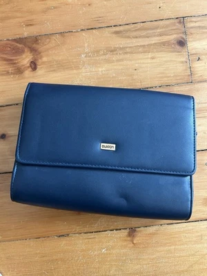 Buxton vintage blue leather look mini clutch purse or large wallet - Изображение 1 из 4