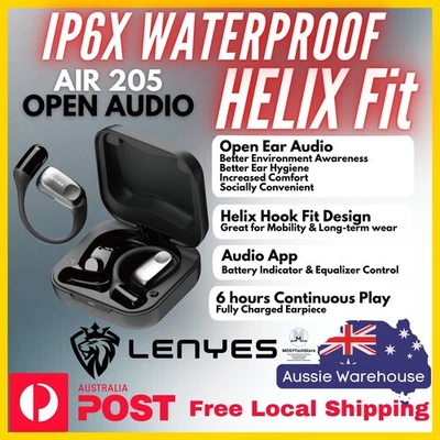 Lenyes Prague AIR 205 Earphone IP6X Waterproof OWS Ergonomic Design - Image 1 of 4